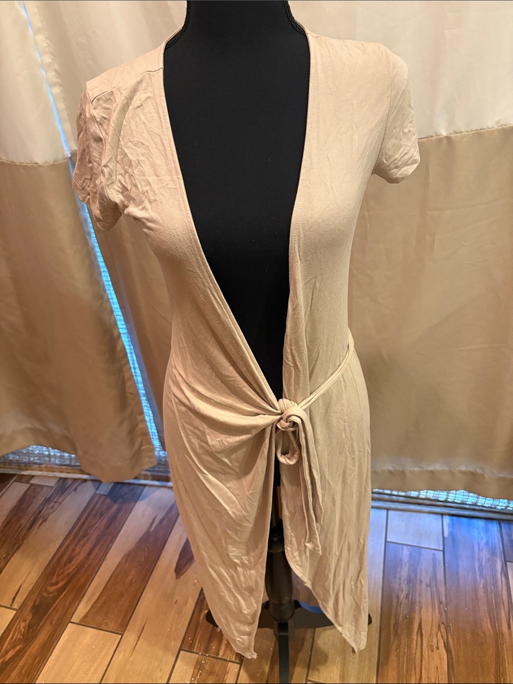 Cream long cardigan with ruffle sleeves #ruffles